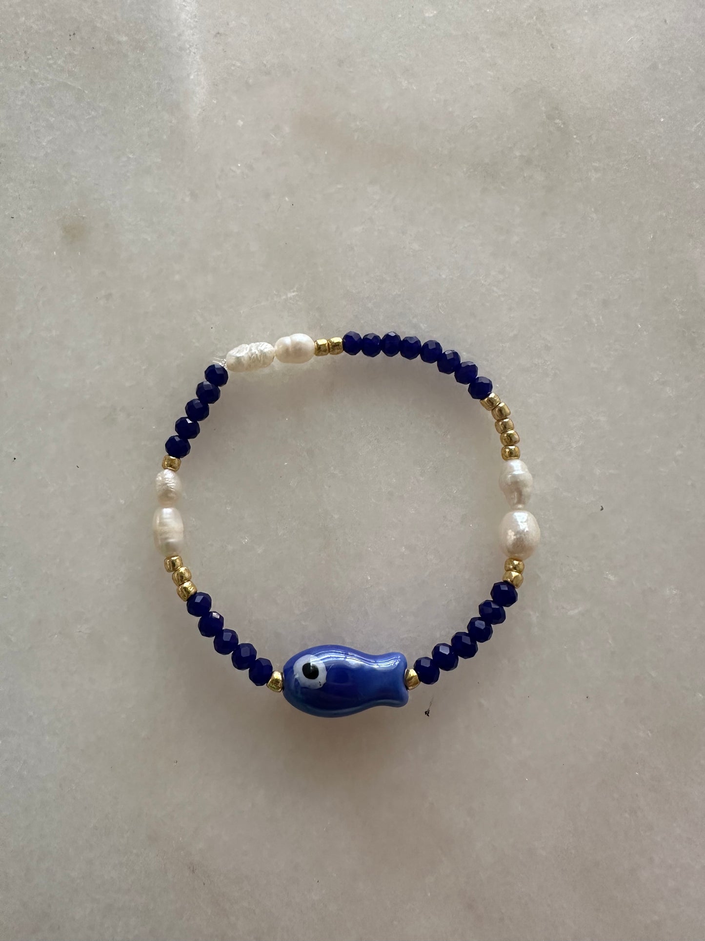 Fish Eye beaded bracelet