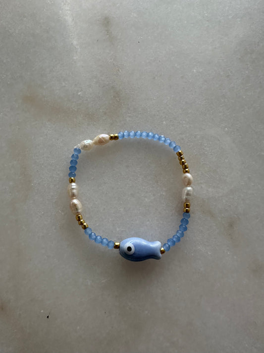Fish Eye beaded bracelet