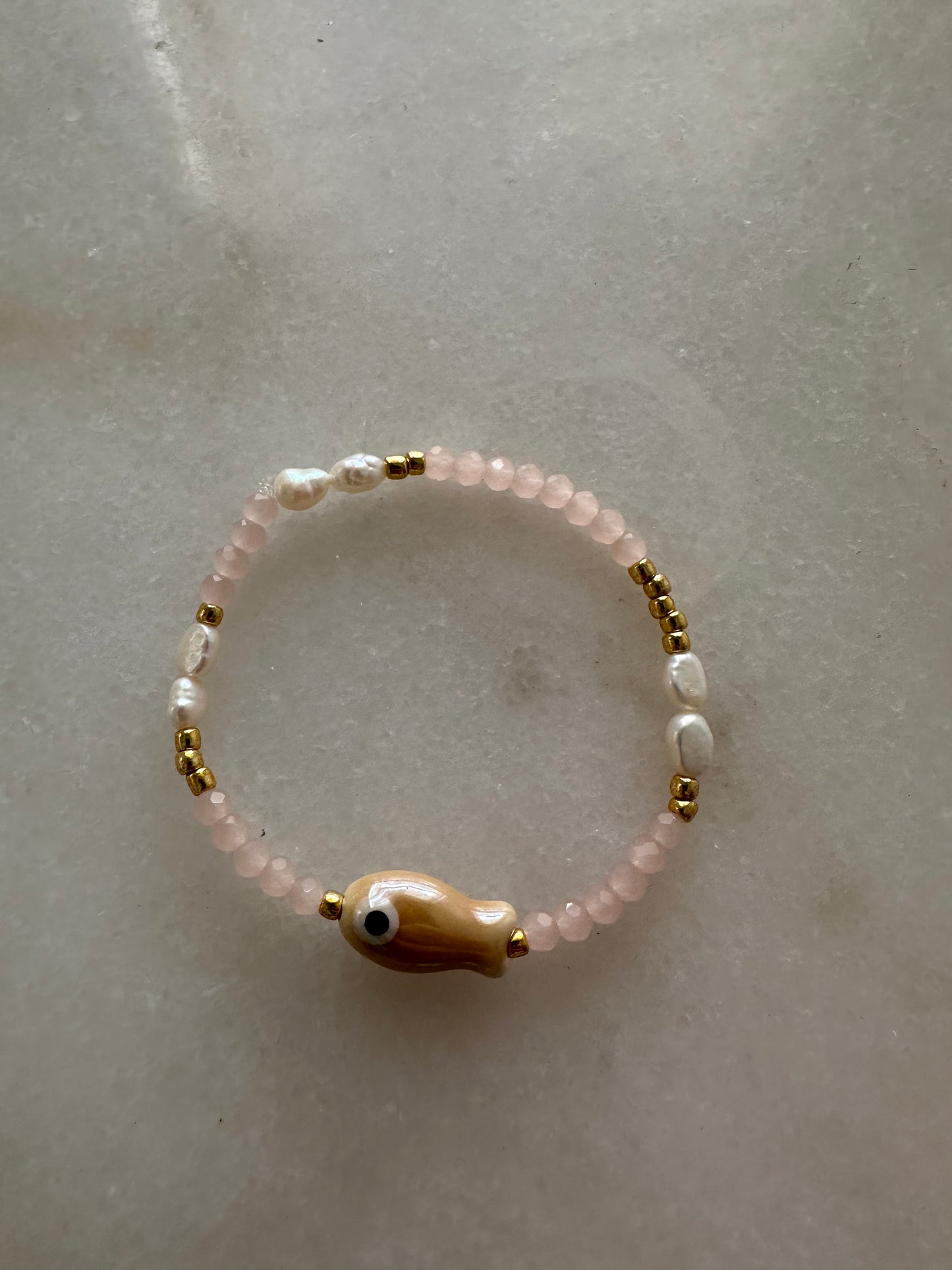 Fish Eye beaded bracelet